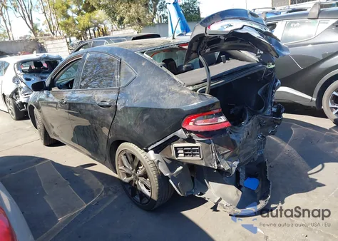 2016 Dodge Dart Sxt Sport Blacktop from USA, damaged, VIN 1C3CDFFA9GD796226